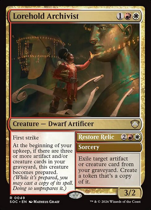 Lorehold Archivist - Commander: Secrets of Strixhaven