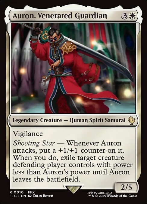 Auron, Venerated Guardian - Commander: FINAL FANTASY