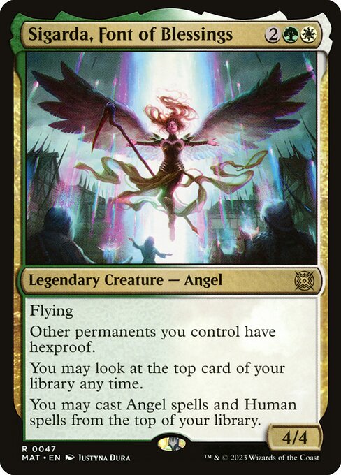 Sigarda, Font of Blessings (Foil) - March of the Machine: The Aftermath