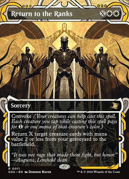 Return to the Ranks - Secrets of Strixhaven: Mystical Archive