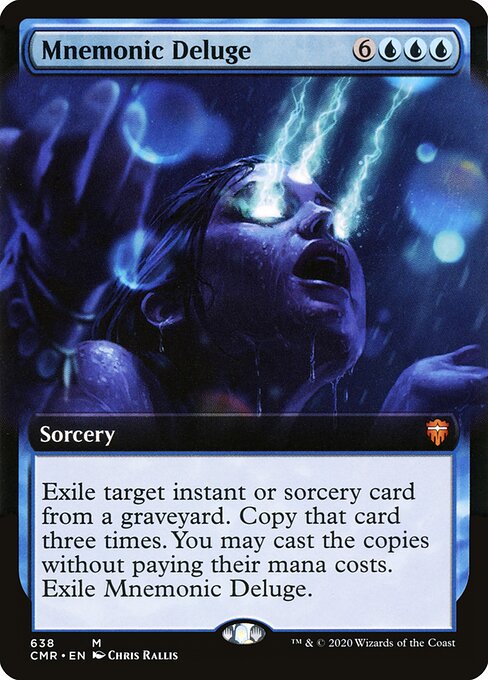 Mnemonic Deluge (Extended Art) - Commander Legends