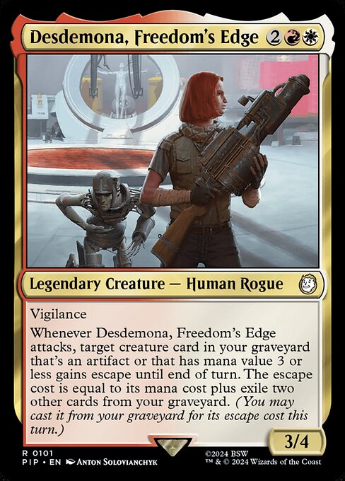 Desdemona, Freedom's Edge - Universes Beyond: Fallout