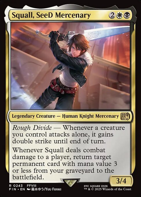 Squall, SeeD Mercenary (Foil) - FINAL FANTASY