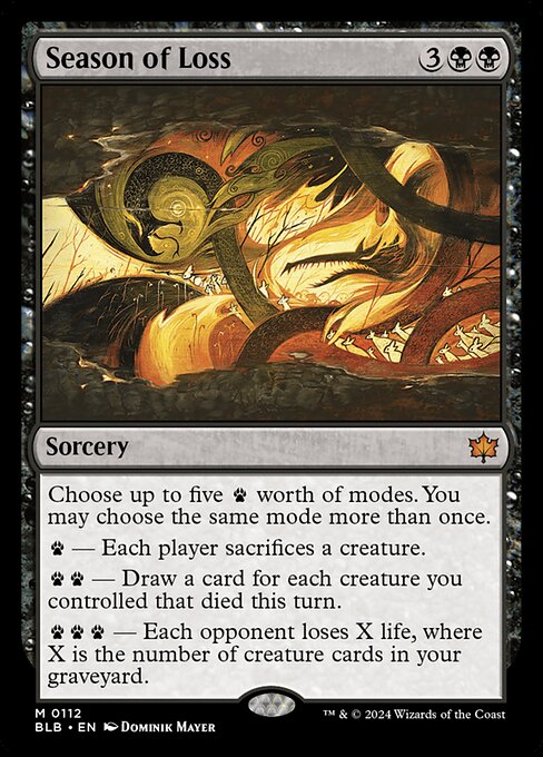 Season of Loss (Foil) - Bloomburrow