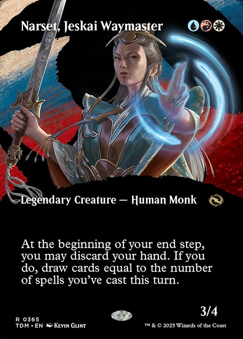 Narset, Jeskai Waymaster (Borderless) - Tarkir: Dragonstorm