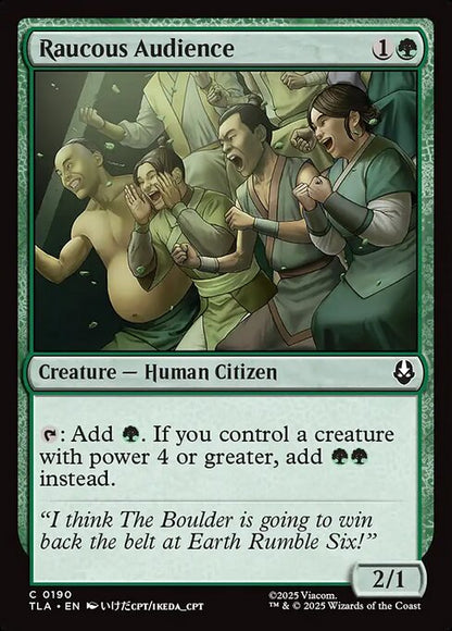 Raucous Audience (Foil) - Avatar: The Last Airbender