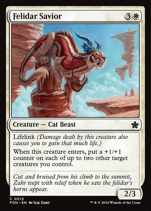 Felidar Savior - Foundations