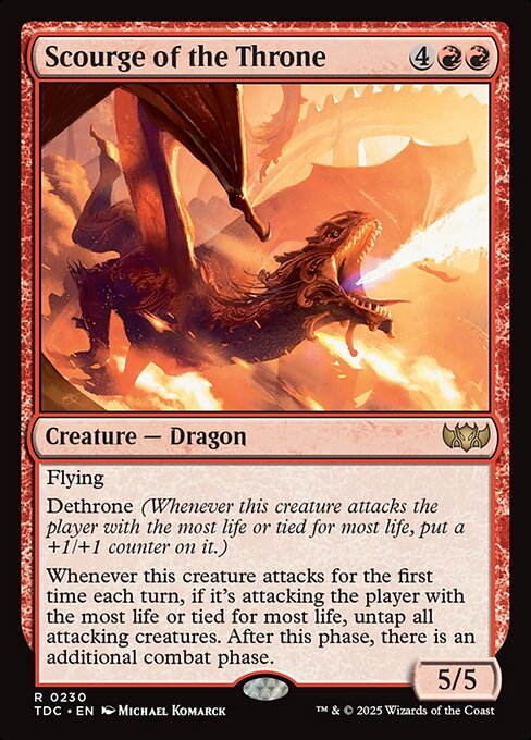 Scourge of the Throne - Commander: Tarkir: Dragonstorm