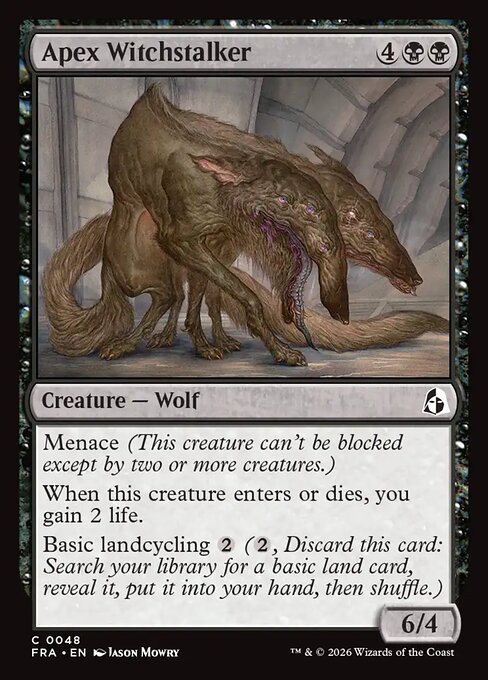 Apex Witchstalker (Foil) - Reality Fracture
