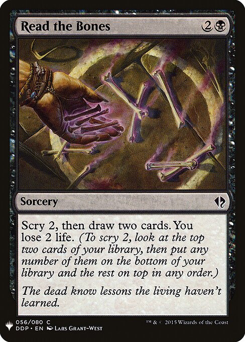 Read the Bones - The List Reprints