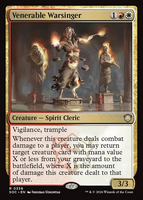 Venerable Warsinger - Commander: Secrets of Strixhaven