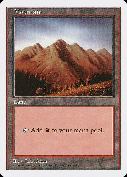 Mountain (444) - Fifth Edition