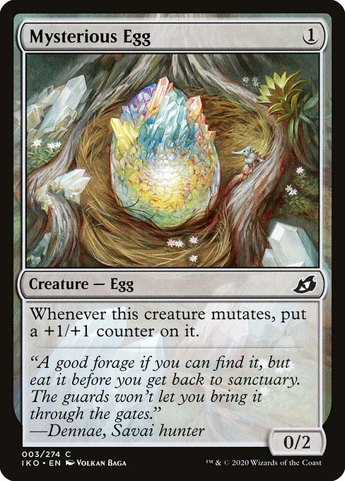 Mysterious Egg (Foil) - Ikoria: Lair of Behemoths