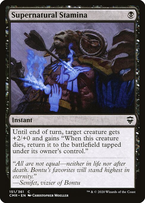 Supernatural Stamina (Foil) - Commander Legends