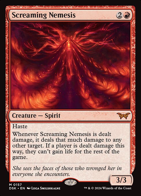 Screaming Nemesis (Foil) - Duskmourn: House of Horror