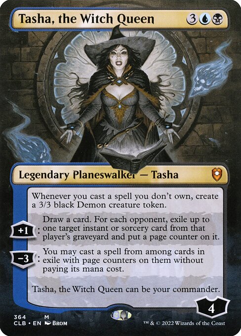 Tasha, the Witch Queen (Borderless) - Commander Legends: Battle for Baldur's Gate