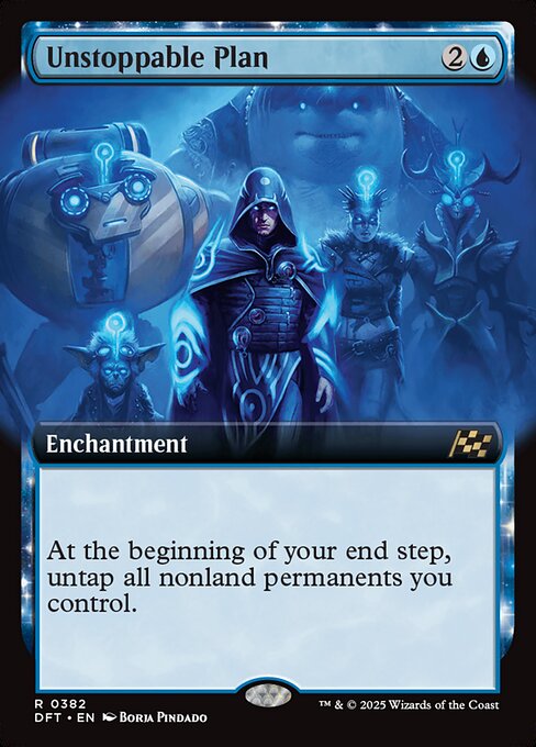 Unstoppable Plan (Extended Art) (Foil) - Aetherdrift