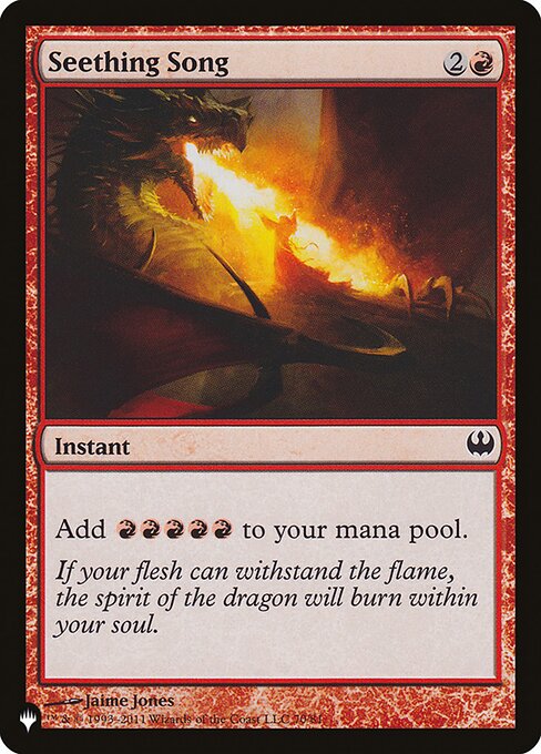 Seething Song (DDG) - The List Reprints