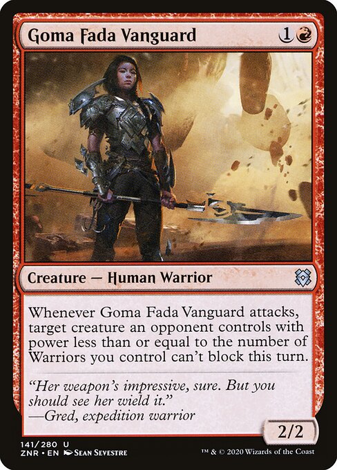 Goma Fada Vanguard (Foil) - Zendikar Rising