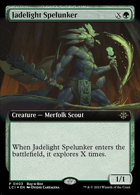 Jadelight Spelunker (Extended Art) (Foil) - Buy-A-Box Promos