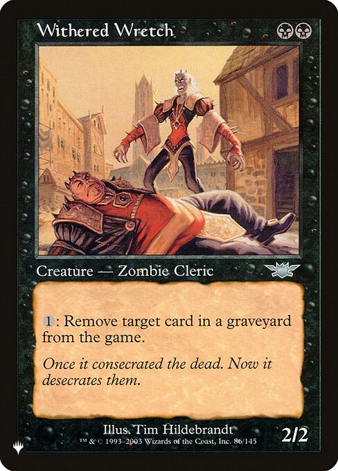 Withered Wretch - The List Reprints