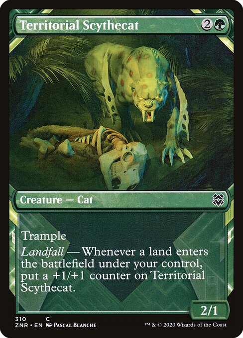 Territorial Scythecat (Showcase) - Zendikar Rising