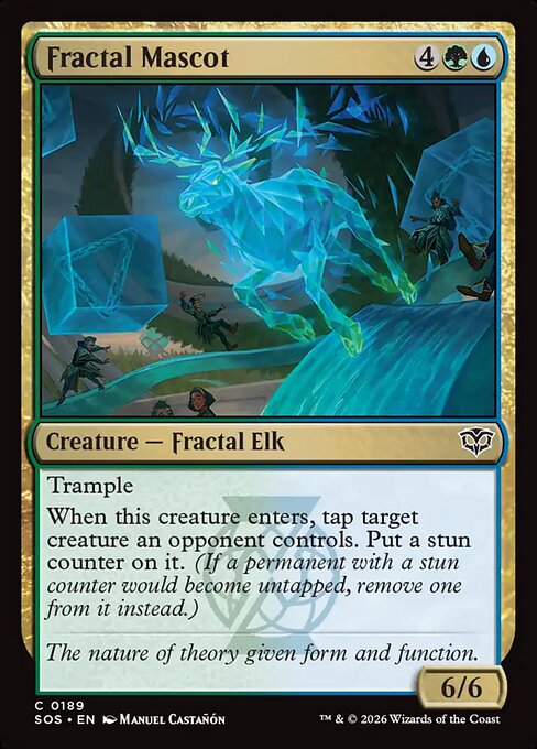 Fractal Mascot (Foil) - Secrets of Strixhaven