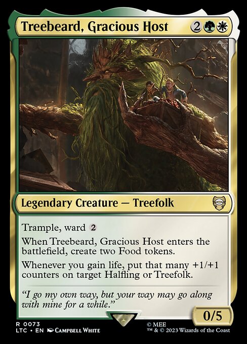 Treebeard, Gracious Host - Commander: The Lord of the Rings: Tales of Middle-earth