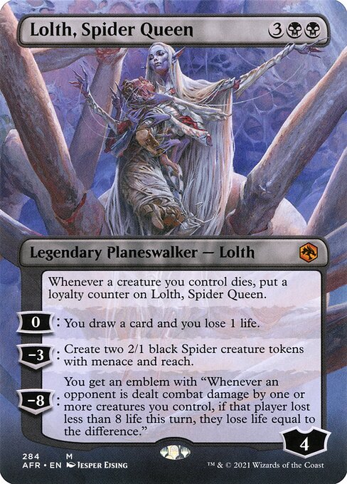 Lolth, Spider Queen (Borderless) - Adventures in the Forgotten Realms