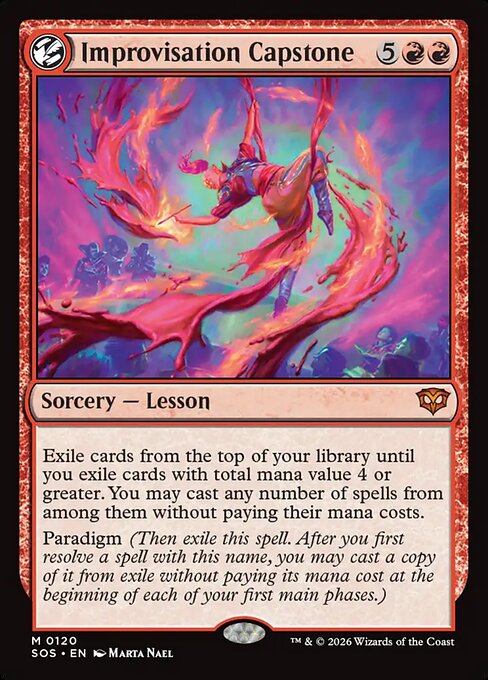 Improvisation Capstone (Foil) - Secrets of Strixhaven