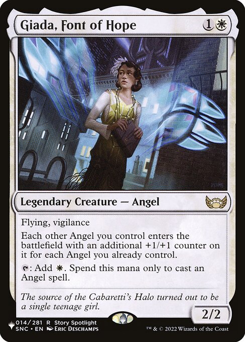 Giada, Font of Hope - The List Reprints