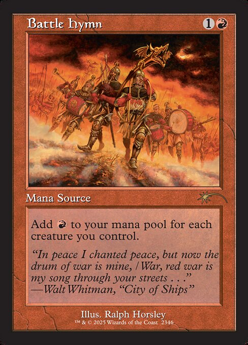 Battle Hymn (Foil) - Secret Lair Drop Series