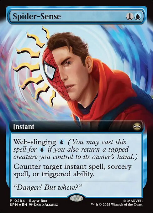 Spider-Sense (Extended Art) (Foil) - Buy-A-Box Promos