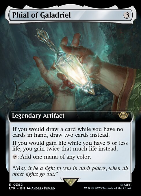 Phial of Galadriel (Extended Art) (Foil) - Universes Beyond: The Lord of the Rings: Tales of Middle-earth