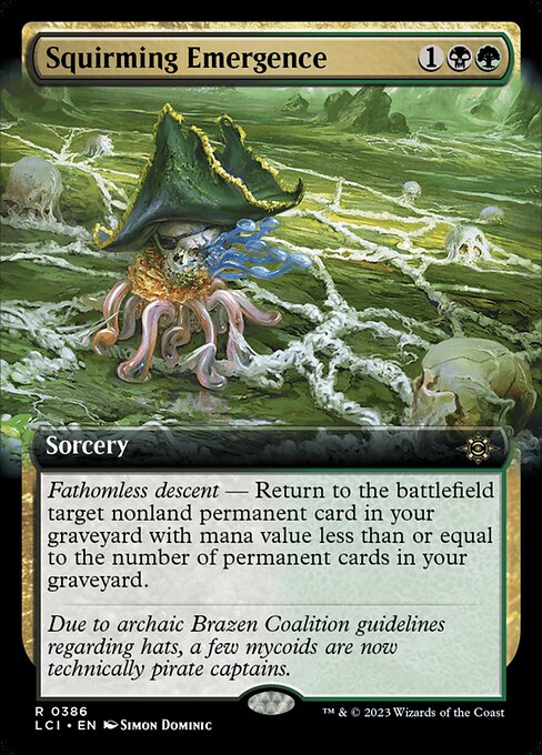 Squirming Emergence (Extended Art) - The Lost Caverns of Ixalan