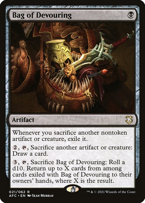 Bag of Devouring - Commander: Adventures in the Forgotten Realms
