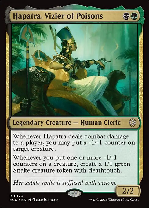 Hapatra, Vizier of Poisons - Commander: Lorwyn Eclipsed