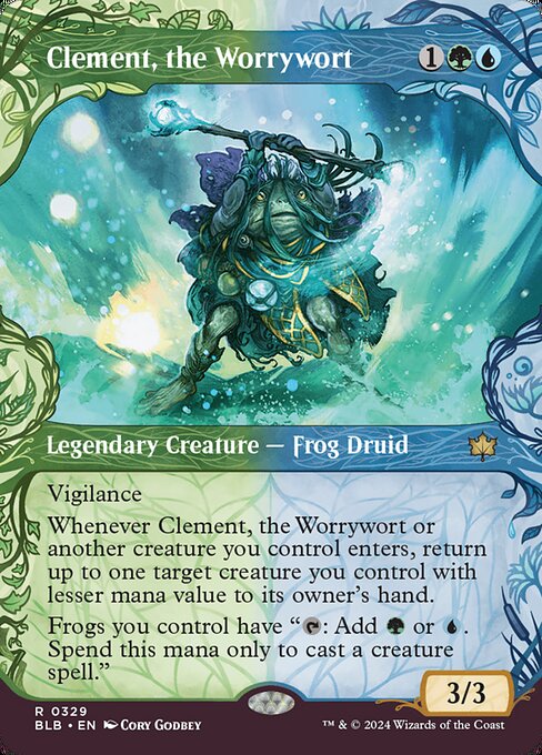 Clement, the Worrywort (Showcase) - Bloomburrow
