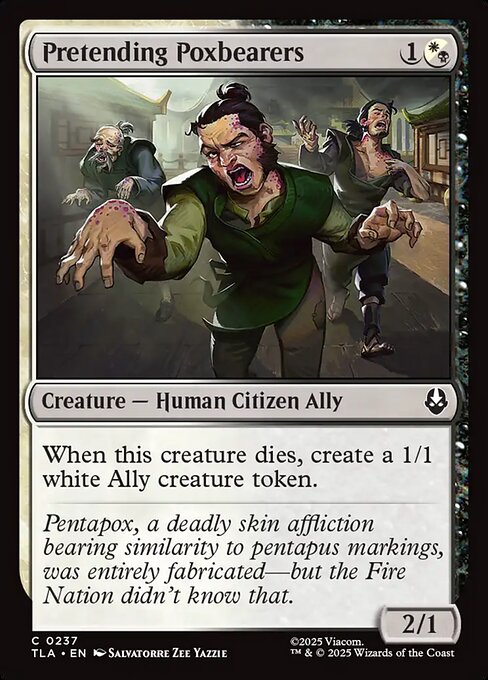 Pretending Poxbearers (Foil) - Avatar: The Last Airbender
