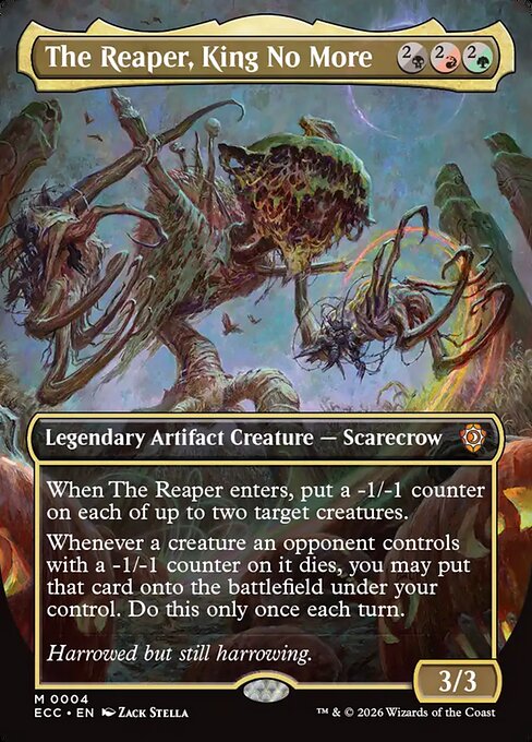 The Reaper, King No More (Borderless) - Commander: Lorwyn Eclipsed