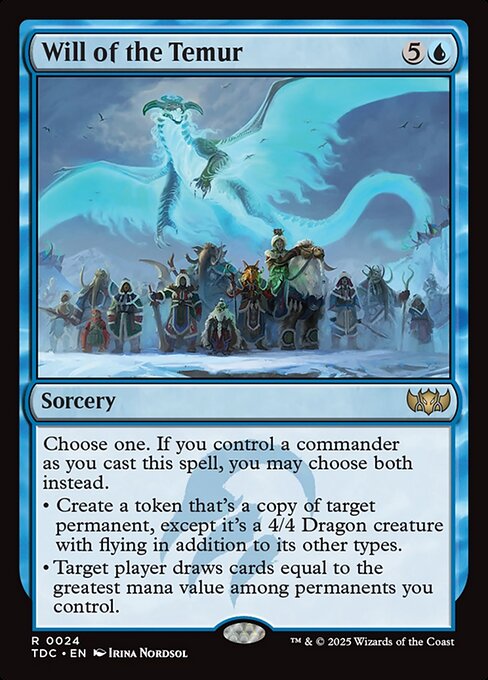 Will of the Temur - Commander: Tarkir: Dragonstorm