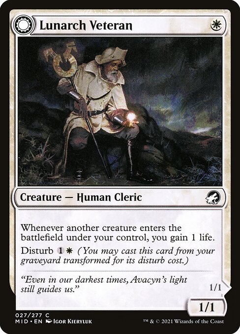 Lunarch Veteran (Foil) - Innistrad: Midnight Hunt