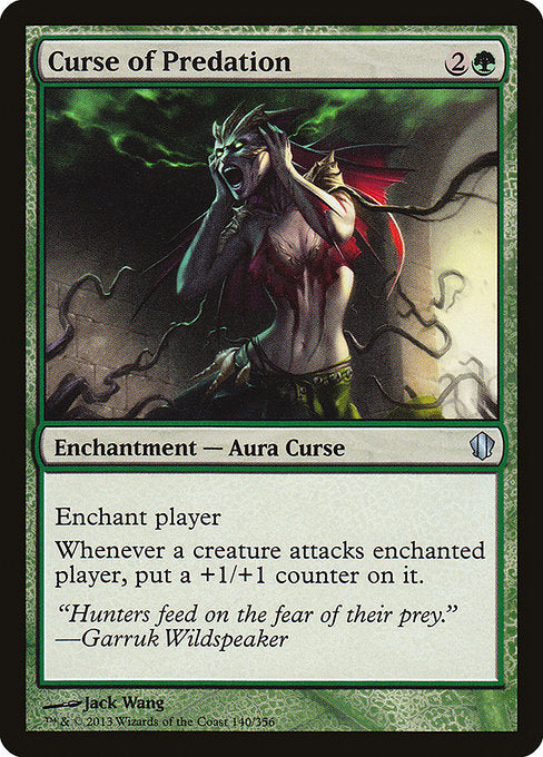 Curse of Predation - Commander 2013