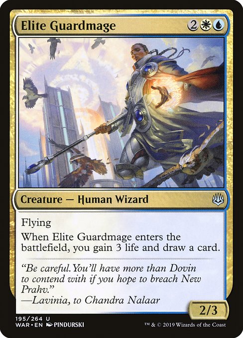 Elite Guardmage (Foil) - War of the Spark