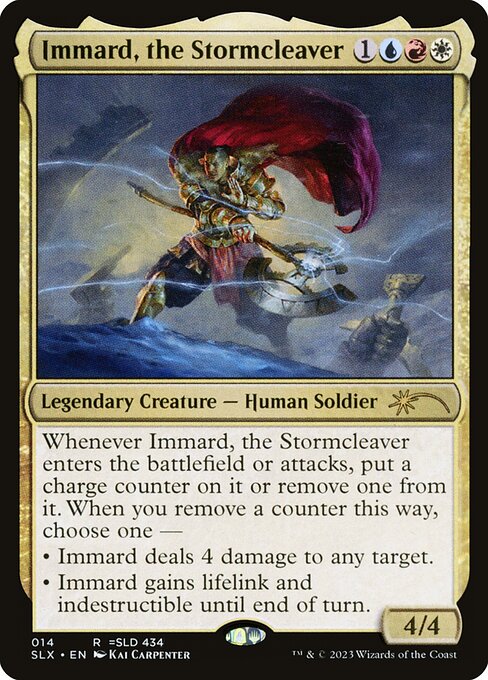 Immard, the Stormcleaver - SLX Cards