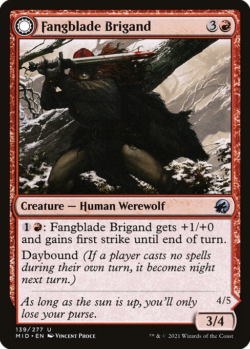 Fangblade Brigand - Innistrad: Midnight Hunt