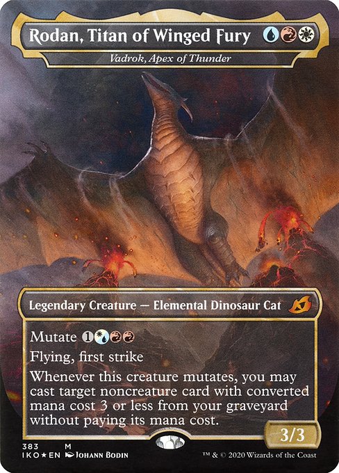 Rodan, Titan of Winged Fury - Vadrok, Apex of Thunder - Ikoria: Lair of Behemoths