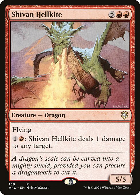 Shivan Hellkite - Commander: Adventures in the Forgotten Realms