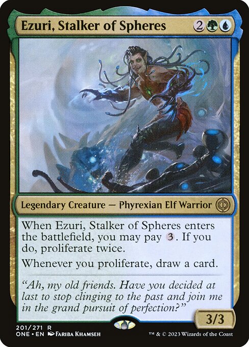Ezuri, Stalker of Spheres (Foil) - Phyrexia: All Will Be One
