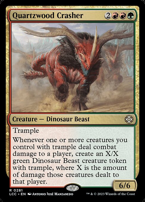 Quartzwood Crasher - Commander: The Lost Caverns of Ixalan
